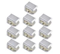 10pcs Glass Mounts Multipurpose Brackets Holders for Safe & Elegant Display Solution in Various Setting Modern Glass Fastener