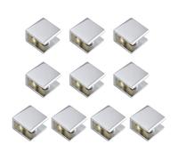 10pcs Glass Mounts Multipurpose Brackets Holders for Safe & Elegant Display Solution in Various Setting Homes Decors Glass Mount
