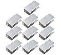 10pcs Glass Mounts Multipurpose Brackets Holders for Safe & Elegant Display Solution in Various Setting Homes Decors Glass Mount