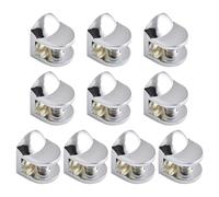 10pcs Glass Mounts Multipurpose Brackets Holders for Safe & Elegant Display Solution in Various Setting Retail Display Glass Grip