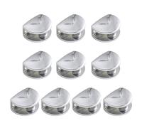 10pcs Glass Mounts Multipurpose Brackets Holders for Safe & Elegant Display Solution in Various Setting Homes Decors Glass Mount