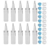 10pcs Glass PET Nursing Bottle 15ml Reusable Feeding Tool | 15ml Capacity, Easy to Use for Beginners, Simulates Natural Feeding, Reduces Waste