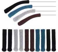10pcs Glasses Ear Cushions Soft Cotton Eyeglass Ear Grips Behind Ears Anti Slip Glasses Arm Covers Pain Relief Breathable Silicone Glasses Ear Grips Retainers for Sunglasses Reading Glasses
