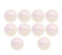 10PCS Glorbs Balls, Glow in the Dark Sticky Balls for Ceiling, Luminous Fluorescent Stress Balls, Glorbs Sticky Wall Balls Fidget Toys for Kids & Adults, Jumping Anxiety Relief Toy (White,6cm)