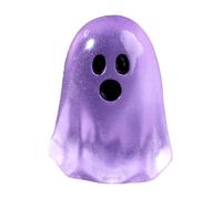 10pcs Glow in The Dark Ghost Figurines, Luminous Mini Halloween Decorations, Small Resin Ghost Toys for Party Favors, Dollhouse, Haunted House, Christmas Village Diorama (B)