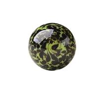 10pcs Glow-in-the-dark glass marbles Colourful game marbles Fish tank decoration yo-yo beads(Black-16mm)