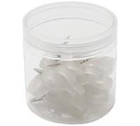 10pcs Glow-in-The-Dark Tent Stakes Spiral Screw Pegs