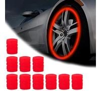 10PCS Glow in The Dark Valve Cap, Universal Fluorescent Tire, Luminous Stem, Car Dust Cover Cars, Trucks Bikes Motorcycles，luminous