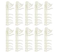 10Pcs Glowing Crawfishes Lures Lobster Shrimp Swimbaits for Freshwater Saltwater Lures, Silicone Fishing Craw Baits Set Night Fishing Shrimp