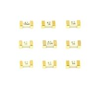 10pcs Gold LF 1808 Slow Blow Fuse 452 SMD SMT 125V 72V T 0.5A 500mA 1A 1.5A 2A 2.5A 3A 4A 5A 8A Surface Mount Time Delay Support(4A)