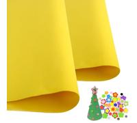 10Pcs Golden Eva Foam Sheets Cosplay EVA Foam 1mm Thick 50cm*50cm EVA Foam Papers for Arts Crafts DIY Project