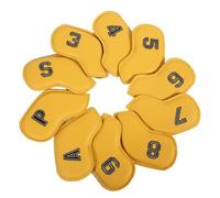 10Pcs Golfs Mallets Putter Headcover Golfs Club Head Covers Men Women Driver Club Covers Iron Headcover Head Protective Caps
