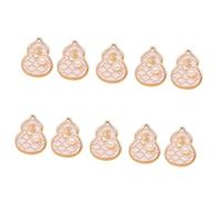 10Pcs Gourd Shaped Alloy Button Clothing Buttons Sewing Fasteners for Handmade Costume Jackets Coat Dressmaking Project Wash Shirt Buttons