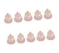 10Pcs Gourd Shaped Buttons Metal Sewing Fasteners for Garments Jackets Dress Dressmaking Clothing Accessories Gourd Shaped