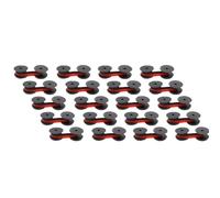10pcs GR24 GR-24 Typewriter Carbon Ribbon 1024 EP102 Black/Red Cash Register Till Calculator Ink Cartridge Ribbon SPOOL RIBBON(GR24 Black Red 20pcs)