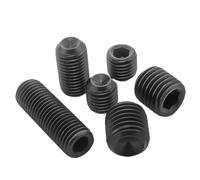 10PCS Grade12.9 Alloy Steel Hex Cup Point Grub Screws Black Hexagonal Socket Screw Allen Machine Headless Bolts M3 M4 M5 M6 M8 M10(M10x50mm 10pcs)