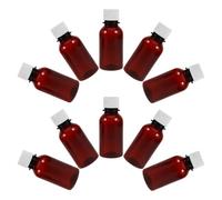 10pcs Graduated Medicine Bottle 100ml 3.4oz Pet Screw Lid Storage