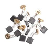 10Pcs Graphite Copper Carbon Brushes for Power Tools - Compatible with Electric Hammer, Drill, and Angle Grinder(7x18x16mm)