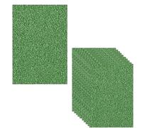 10PCS Green Glitter Sheets A4 Size,Non Shed Shinny Paper,Self Adhesive Glitter Sheets for Sparkle Bling Crafting