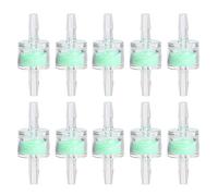 10PCS Green Silicone Aquarium Filter Hose Tube Easy to Install, Silent Filtration System for 2075 Gallon Fish Tanks, Deodorization, Simple Design, Flexible Replacement (4mm Diameter)