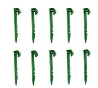 10pcs Greenhouse Bracket Insect Proof Net Fixing Pegs Plastic Piles Fixed Accessories Garden Securing Pegs Garden Hooked Netting Pegs