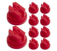 10pcs Greenhouse Spray Nozzle Red Plastic Multi-Hole Adjustable Tip