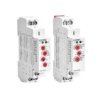 10pcs GRV8-01/02 Single Phase Voltage Protection Relay Over-Voltage and Under-Voltage AC220V DC12V DC48V(Grv8-02,AC220V)