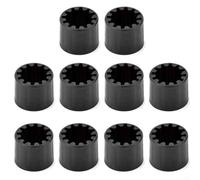 10PCS Guide Bushings Sliding Sleeves for Weight Plates to Support Consistent Loading on Power Racks and Bench Press Stands (t30*Φ21*H24)