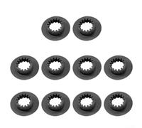 10PCS Guide Bushings Sliding Sleeves for Weight Plates to Support Consistent Loading on Power Racks and Bench Press Stands (Φ21.5*Φ30)