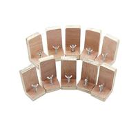 10pcs Guitar Closing Barrel Mold L-type Support Closing Plate Clamp Fixed Fixture Tool Repair Guitar Accessories