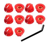 10Pcs Guitar Effect Pedal Footswitch Knobs Foot Caps Protections Caps For Guitar Effect Pedal Protections Caps Set