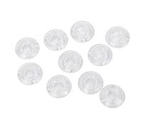 10Pcs Guitar Effect Pedal Footswitch, Topper ABS Clear Single Pedal Footswitch Topper 10mm for Guitar Effect Protection Cap