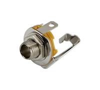 10pcs Guitar Jack 1/4" 6.35mm Mono Jack Socket with Switch Function Electric Guitar Parts