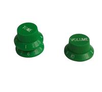 10pcs Guitar Parts A Set Of 3 PCS For Control Knobs 2 Volume 1 Tone Guitar Control Knobs Volume Tone Guitar Parts(Green)