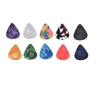 10Pcs Guitar Picks Boost Bass Portable Retro Cosmic Star Sky Pattern Pick for Banjo Ukulele with Tin Storage Box