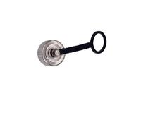 10PCS GX12 GX16 GX20 Connector Cover Waterproof Dust Metal Cap Circular Connector Protective Sleeve Rubber(GX12 Metal Cap)