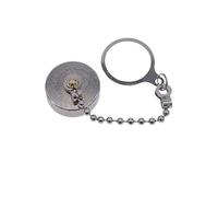 10PCS GX12 GX16 GX20 Connector Plug Rubber Cover Waterproof Dust Metal Cap Circular Connector Protective Sleeve IDGTTLDF(GX20 All Metal Cap)