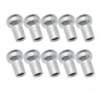 10pcs Gym Cable Ball Terminals, Metal Stopper for Pulley Machines with 5mm and 6mm Cables, Essential Fitness Accessory (8 * 3.5 * 13mm)