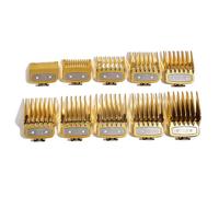 10PCS Hair Clipper Guards for Wahl Super Taper X 2026 | durable comb bodies with rounded teeth and; guides hair toward the blade while; home haircuts, barber work, fades, blending