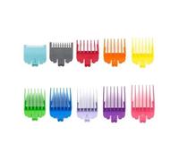 10Pcs Hair Clipper Limit Guide Combs, 1.5-25mm Universal Trimmer Guards, Professional Haircut Styling Tools(10pcs Colorful)