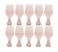10PCS Hair Detangling Comb with Wide Teeth and Ergonomic Handle, Barley Stalk Hair Pick Comb for Greasy Hair Styling, Knot - Free Combing for All Hair Types