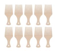 10PCS Hair Pick Comb, Afro Hair Comb Wide Tooth Smooth Afro Pick Comb Detangling Hair Comb Afro Pick Comb for Detangling Styling Curly Wavy Frizzy Afro Hair