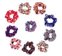 10pcs Halloween Scrunchies Cloth Hair Ties for Festive Wear