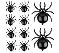 10pcs Halloween Spider Foil Balloons, 32.28x30.7 Inch Large Scary Props for Themed Party Decorations Supplies