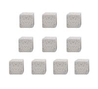 10Pcs Hamster Chew Toy Lava Square Stone Teeth Grinding Toys Mineral Stone Chew Toy for Small Animals, Hamsters, Chinchillas, Rabbits, Guinea Pig, Rat (Small)