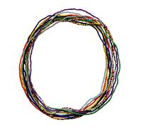 10pcs Handmade Bead Waist Chain for Women, Halloween Season | Lightweight Chic Body Jewelry, Comfortable Wear for Club Costumes and Christmas Looks, Girls