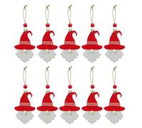10Pcs Handmade Christmas Old Man Tree Ornament Decorations Hanging Pendant Festive Party New Year Decors For Home Garden Festive Decorations