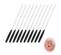 10Pcs Hearing Aid Cleaning Kit Universal Wire Brush Vent Cleaner Tool