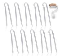 10pcs Hearing Aid Tubes, 3.6 x 2mm Soft Flexible PVC BTE Earmold Hearing Aid Tubing Replacement Hearing Amplifiers Ear Tubes for Hearing Aids