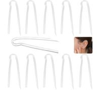 10PCS Hearing Aid Tubes, NHS Compatible Replacement Tubing, Suitable for Most Hearing Aids, Professional Hearing Aid Tubes for Seniors (3.1 * 2.0mm)
